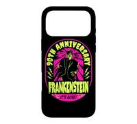 Custodia per iPhone 17 Pro Max Universal Monsters Artist Series Frankenstein Retro Stamp