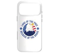Custodia per iPhone 17 Pro Max USA Eagle Land of the Free Because of the Brave 4 luglio