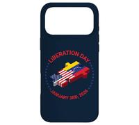 Custodia per iPhone 17 Pro Max USA Venezuela Puzzle Unity Liberation Day 3 gennaio 2026