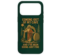 Custodia per iPhone 17 Pro Max Uscendo dalla mia grotta e sto facendo solo bene Gesù