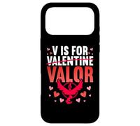 Custodia per iPhone 17 Pro Max V Is For Valor Shirt Valentines Shirt For Boys Girl