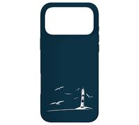 Custodia per iPhone 17 Pro Max Vacanza al mare costa del faro e gabbiani