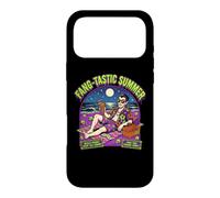 Custodia per iPhone 17 Pro Max Vacanze estive di Halloween a Dracula sulla spiaggia dei vampiri con Fang-Tastic