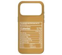 Custodia per iPhone 17 Pro Max Valori nutrizionali delle mandorle Macro Tracker Funny Nut Label Design