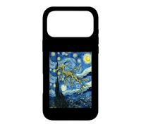 Custodia per iPhone 17 Pro Max Van Gogh Notte stellata Leafy Sea Dragon Art