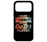 Custodia per iPhone 17 Pro Max Vecchio chitarrista musicista chitarra jazz nonno