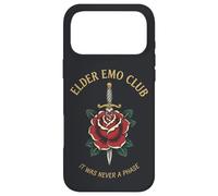 Custodia per iPhone 17 Pro Max Vecchio Emo Club Rose Retro