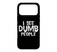 Custodia per iPhone 17 Pro Max Vedo stupido La gente dice il Nerd