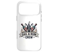 Custodia per iPhone 17 Pro Max Vela e Rum Crew Divertente Sailing Captain Sailor