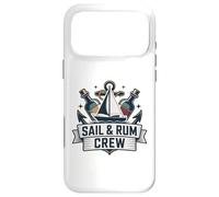 Custodia per iPhone 17 Pro Max Vela e Rum Crew Divertente Sailing Captain Sailor