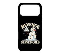 Custodia per iPhone 17 Pro Max Vendetta servito freddo pupazzo di neve palla di neve battaglia inverno umorismo bavaglio
