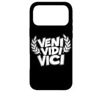 Custodia per iPhone 17 Pro Max Veni Vidi Vici Il vincitore del testo latino prende tutto