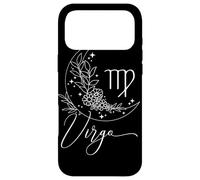 Custodia per iPhone 17 Pro Max Vergine Zodiaco Luna Floreale Celeste Astrologia Grafica