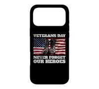 Custodia per iPhone 17 Pro Max Veterans Day Never Forget Our Heroes USA Flag Soldati Stivali