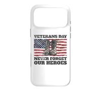 Custodia per iPhone 17 Pro Max Veterans Day Never Forget Our Heroes USA Flag Soldati Stivali