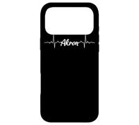 Custodia per iPhone 17 Pro Max Vibrazioni di Akron City | Heartbeat Travel Estetic