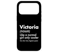 Custodia per iPhone 17 Pro Max Victoria Like A Normal Girl Only Cooler Queen Nome