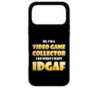 Custodia per iPhone 17 Pro Max Video Game Collector IDGAF Gaming Dank Memes Video Gamers