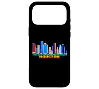 Custodia per iPhone 17 Pro Max Videogioco in stile arcade retrò a 8 bit di Houston anni '80