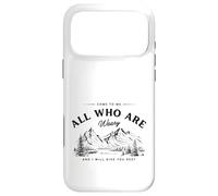 Custodia per iPhone 17 Pro Max Vieni a me tutti quelli che sono stanchi e ti darò riposo