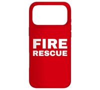 Custodia per iPhone 17 Pro Max Vigile del fuoco vigile del fuoco vigile del fuoco sul lato posteriore di servizio dietro