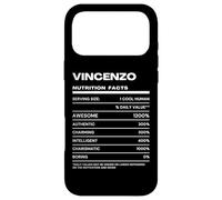 Custodia per iPhone 17 Pro Max Vincenzo Dichiarazione Nutrizionale Nome Divertente