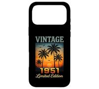 Custodia per iPhone 17 Pro Max Vintage 1951 Edizione Limitata Retro Palma 75 Anni Compleanno