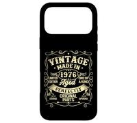 Custodia per iPhone 17 Pro Max Vintage 1976 Made Or Born In 1976 Original Parts Birthday