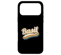 Custodia per iPhone 17 Pro Max Vintage Basil Nome Personalizzato Basil