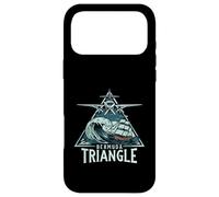 Custodia per iPhone 17 Pro Max Vintage Bermuda Triangle Mystery Plane Ship Wave Graphic