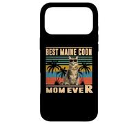 Custodia per iPhone 17 Pro Max Vintage Best Cat Mom Ever Funny Maine Coon Cat Mothers Day
