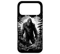Custodia per iPhone 17 Pro Max Vintage Bigfoot Mitico Sasquatch Grafica in bianco e nero
