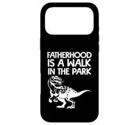 Custodia per iPhone 17 Pro Max Vintage Fatherhood is A Walk in The Park Dad T Rex Dinosaur