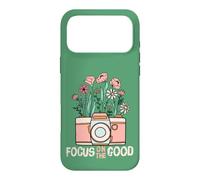 Custodia per iPhone 17 Pro Max Vintage Focus On The Good Wildflower Camera Happy Thoughts
