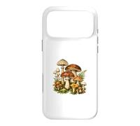 Custodia per iPhone 17 Pro Max Vintage Funghi Botanici Cottagecore Natura Foresta