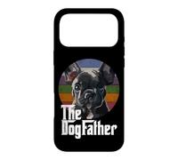 Custodia per iPhone 17 Pro Max Vintage Il Cane Padre Frenchie Cucciolo Francese Bulldog Papà