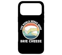 Custodia per iPhone 17 Pro Max Vintage Il mondo ha bisogno di più Brie Cheese Retro Food Lover