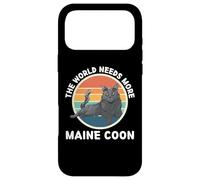 Custodia per iPhone 17 Pro Max Vintage Il mondo ha bisogno di più Maine Coon Retro Cat Lover