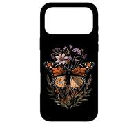 Custodia per iPhone 17 Pro Max Vintage Monarca Farfalla Fiammata Stella Fiore Ragazza Pianta
