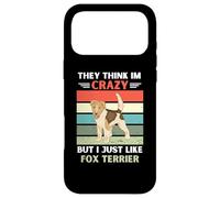 Custodia per iPhone 17 Pro Max Vintage pensano che io sia pazzo, ma mi piace proprio il cane Fox Terrier
