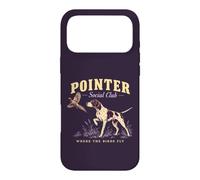 Custodia per iPhone 17 Pro Max Vintage Pointer Bird Caccia Cane Dove Gli Uccelli Volano