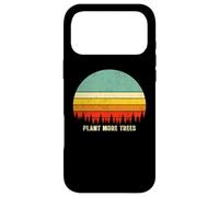 Custodia per iPhone 17 Pro Max Vintage Retro Style 80s Happy Pine Trees Plant more trees