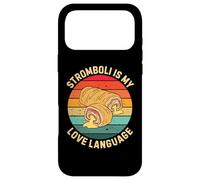 Custodia per iPhone 17 Pro Max Vintage Stromboli è il mio linguaggio d'amore Stromboli Food Lover