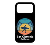 Custodia per iPhone 17 Pro Max Vintage Tramonto San Clemente Beach California Surfing Surfer