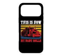 Custodia per iPhone 17 Pro Max Vintage Trucker This Is How My Baby Rolls Truck Driver