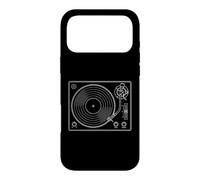 Custodia per iPhone 17 Pro Max Vinyl Record Player Retro Sketch Music DJ