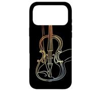 Custodia per iPhone 17 Pro Max Violino retrò Schizzo Fiddle Cordofono