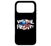 Custodia per iPhone 17 Pro Max Virtual Reality Skull VR Gamer Futuristic Art
