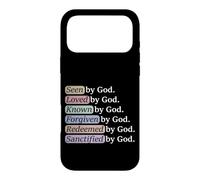 Custodia per iPhone 17 Pro Max Visto da Dio Cristianesimo Bibbia Cristiana Gesù Cristo Dio