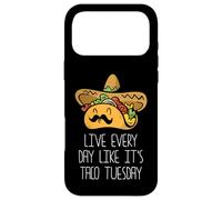 Custodia per iPhone 17 Pro Max Vivi ogni giorno come se fosse il martedì dei taco - Amante del cibo messicano